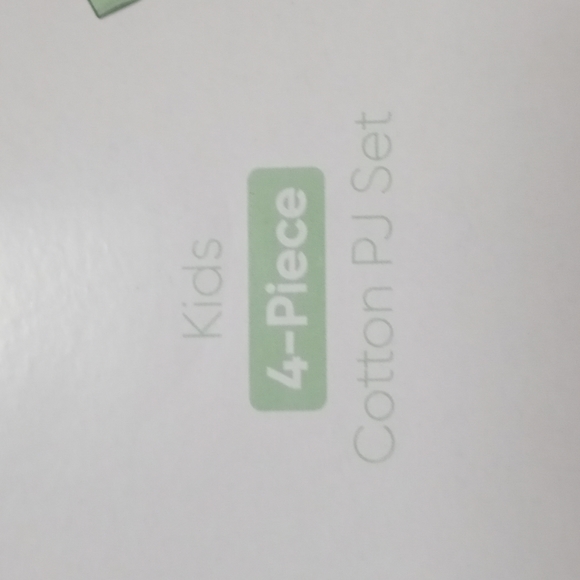 Donated The Mandalorian 4-Piece Kids Cotton PJ Set. Green Gray SZ 2 BG220 - Picture 4 of 8